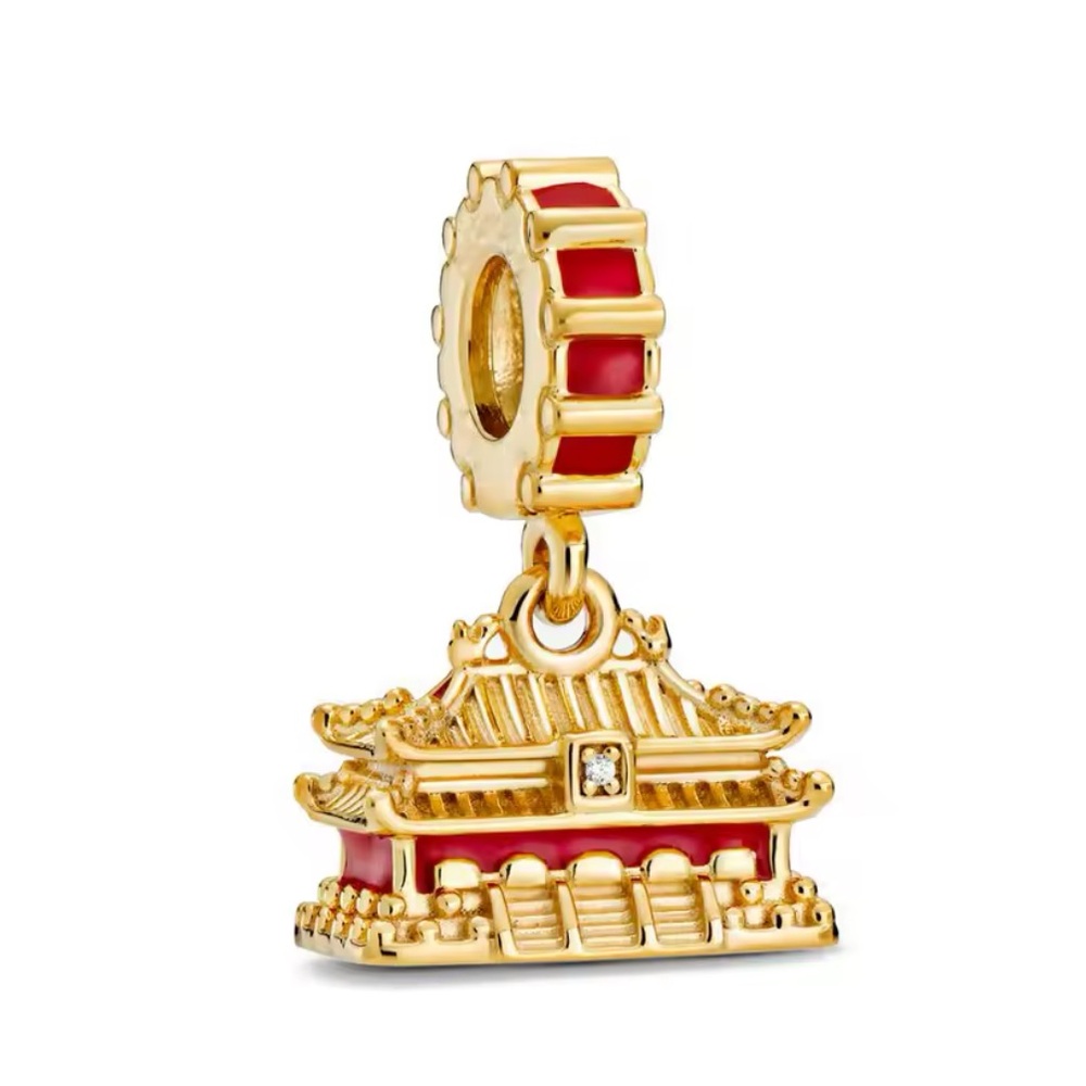 NWOT Beijing Forbidden City Dangle Charm Sterling Silver 925